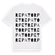 Repatorpet ordlek t-shirt