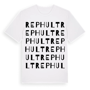 Rephult ordlek t-shirt – ekologisk bomull t-shirt från Pinshirt