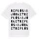 Replösa Björket ordlek t-shirt