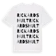 White t-shirt med Rickardshult ordlek t-shirt