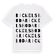 Rickelsboda ordlek t-shirt