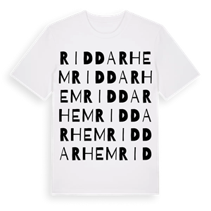 Riddarhem ordlek t-shirt – ekologisk bomull t-shirt från Pinshirt