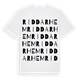 Riddarhem ordlek t-shirt