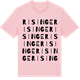 Pink Cotton t-shirt med Risinge ordlek t-shirt