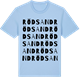Blue Soul t-shirt med Rödsand ordlek t-shirt