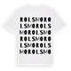 Rolsmo ordlek t-shirt