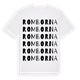 Romborna ordlek t-shirt