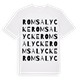Romsalycke ordlek t-shirt