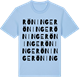 Blue Soul t-shirt med Röninge ordlek t-shirt
