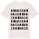 Vintage White t-shirt med Rönnen ordlek t-shirt
