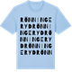 Blue Soul t-shirt med Rönningeryd ordlek t-shirt