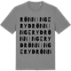 Mid Heather Gray t-shirt med Rönningeryd ordlek t-shirt