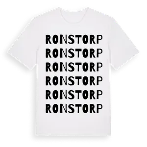 Ronstorp ordlek t-shirt – ekologisk bomull t-shirt från Pinshirt