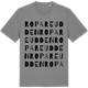 Mid Heather Gray t-shirt med Ropareudden ordlek t-shirt