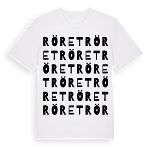 Röret ordlek t-shirt – ekologisk bomull t-shirt från Pinshirt