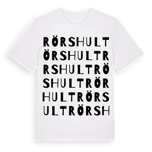 Rörshult ordlek t-shirt – ekologisk bomull t-shirt från Pinshirt