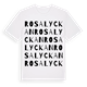 Rosalyckan ordlek t-shirt