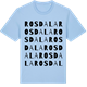 Blue Soul t-shirt med Rosdala ordlek t-shirt
