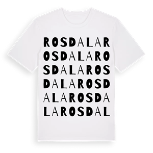 Rosdala ordlek t-shirt – ekologisk bomull t-shirt från Pinshirt