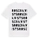 White t-shirt med Rosenkvists ordlek t-shirt