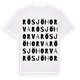 Rösjöhorva ordlek t-shirt