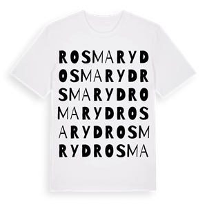 Rosmaryd ordlek t-shirt – ekologisk bomull t-shirt från Pinshirt