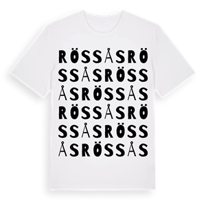 Rössås ordlek t-shirt – ekologisk bomull t-shirt från Pinshirt