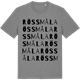 Mid Heather Gray t-shirt med Rössmåla ordlek t-shirt