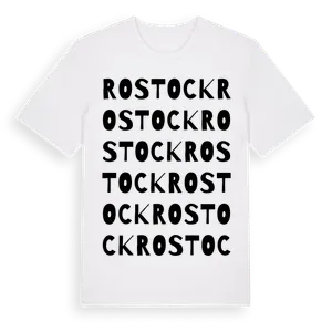 Rostock ordlek t-shirt – ekologisk bomull t-shirt från Pinshirt
