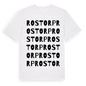Rostorp ordlek t-shirt – ekologisk bomull t-shirt från Pinshirt