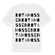 Rotamossen ordlek t-shirt
