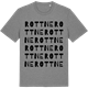 Mid Heather Gray t-shirt med Rottne ordlek t-shirt