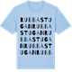 Blue Soul t-shirt med Rubbastugan ordlek t-shirt