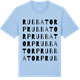 Blue Soul t-shirt med Rubbatorp ordlek t-shirt