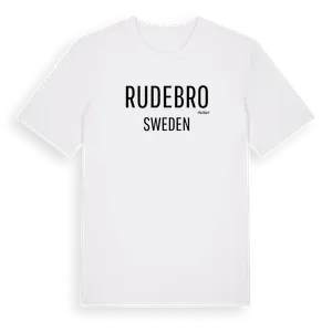 Rudebro i Sverige t-shirt – ekologisk bomull t-shirt från Pinshirt