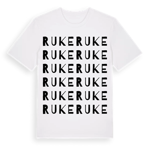Ruke ordlek t-shirt – ekologisk bomull t-shirt från Pinshirt