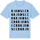 Blue Soul t-shirt med Rundsberg ordlek t-shirt