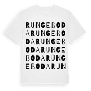 Rungeboda ordlek t-shirt – ekologisk bomull t-shirt från Pinshirt