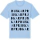 Blue Soul t-shirt med Runkarp ordlek t-shirt