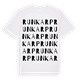 Runkarp ordlek t-shirt