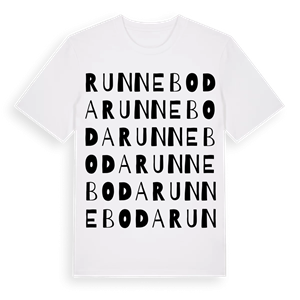 Runneboda ordlek t-shirt – ekologisk bomull t-shirt från Pinshirt