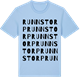 Blue Soul t-shirt med Runnstorp ordlek t-shirt