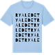 Blue Soul t-shirt med Ryaledet ordlek t-shirt