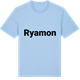 Blue Soul t-shirt med Ryamon fetstil t-shirt