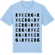 Blue Soul t-shirt med Ryberga ordlek t-shirt