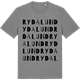 Mid Heather Gray t-shirt med Rydalund ordlek t-shirt