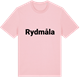 Pink Cotton t-shirt med Rydmåla fetstil t-shirt