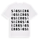 White t-shirt med Sågsberg ordlek t-shirt