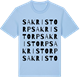 Blue Soul t-shirt med Sakristorp ordlek t-shirt