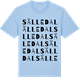 Blue Soul t-shirt med Sälledal ordlek t-shirt